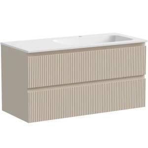 Тумба с раковиной Sancos Snob T SNT100RCE 100 см, R, Beige Soft