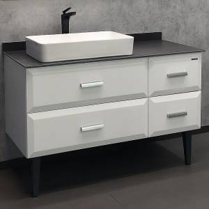 Тумба с раковиной Comforty Империя-120 00-00013788 белый