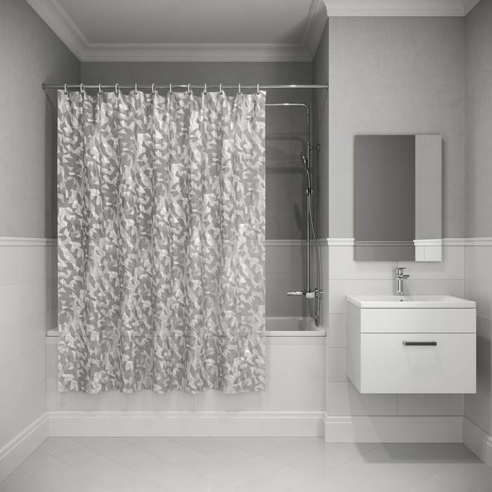 Штора для ванной Iddis Promo P02PV18i11 PEVA, 200x180