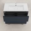 Тумба с раковиной Style Line Лима 90 напольная, графит фото 4
