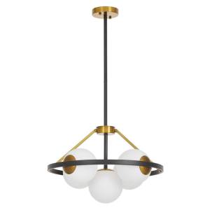 Подвесная люстра Lumina Deco Donzano Ldp 8034-5 Bk+Wt