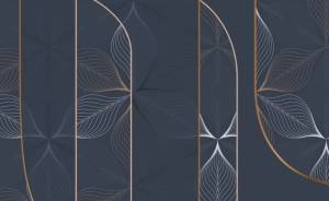 3D Фотообои Artegrafico «Цветочное кружево» PL-096 песок