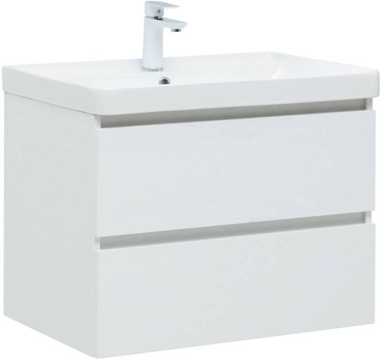 Тумба с раковиной Aquanet Vega 00308333 70 2 ящика