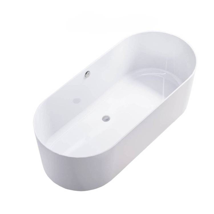 Ванна из искусственного камня Астра-Форм Аквариус Solid Surface 01010073 170x75 белая матовая