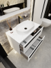 Тумба с раковиной La Fenice Elba Twin Bianco NFNC-01-ELB-B-90-2-3-M-GG белая матовая, 90 см фото 3