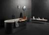 Керамогранит MARAZZI Italy Mystone Lavagna M03V Nero Rett. 75x150 фото 2