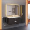 Тумба с раковиной Uperwood Modul 393020553 подвесная, матовая, черная, 100 см фото 10