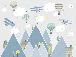 Фреска Ortograf Little friends 34397 Городок в горах Сахара FS