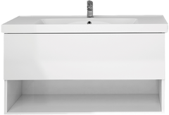 Тумба для комплекта Dreja Perfecto 90 белый глянец