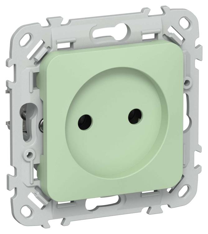 Розетка 1-местная IEK Flite FI-R10-10-1-K93 фисташковый