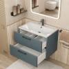 Тумба с раковиной Uperwood Foster New KFosterNEW70g подвесная, серый графит, 70 см фото 6