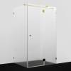 Душевой уголок Wasserkraft Ems 76H07R-MG профиль глянцевое золото, стекло матовое, 120x90x200 фото 3