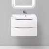 Тумба с раковиной BelBagno Marino 70 bianco lucido