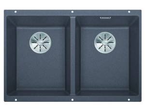 Мойка кухонная Blanco Subline 350/350-U 523575 темная скала