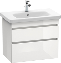 Тумба для комплекта Duravit DuraStyle 80, подвесная, белая глянцевая