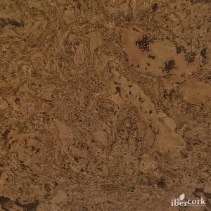 Пробковое покрытие IberCork Леон маррон 6SG Клеевое 600x300x6