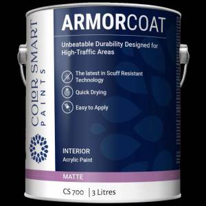 Краска керамическая Color Smart Armorcoat CS 700 WH/PB 3 л