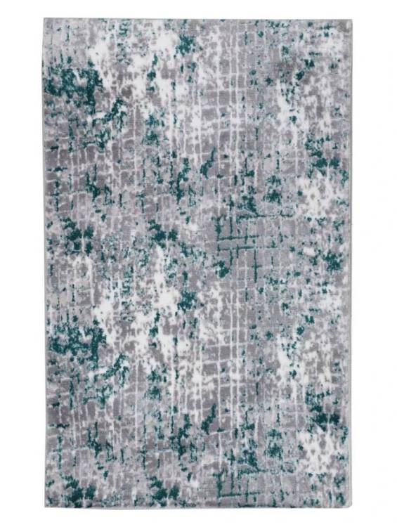 Ковер Plato Hali Parantez Class 9166 BORNOVA 3037 GREY&GREEN Прямоугольник 0.8x1.2