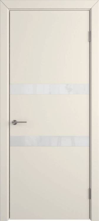 Межкомнатная дверь Владимирская Фабрика Дверей Niuta Ivory стекло White Gloss 600x2000