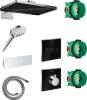 Душевой комплект Hansgrohe Rainmaker Select 460 (2 jet) 24005600 + 26530000 + 28272000 + 26456000 + 15734600 + 15736600