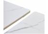 Стол Woodville Estebio 593891 gloss statuario white solid ceramic/серый металлик 160(240)x90x76 фото 8