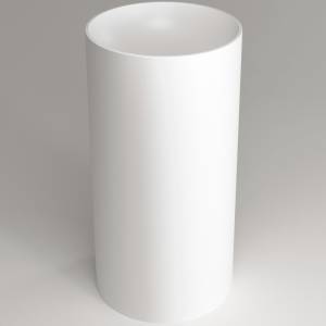 Раковина Plumberia Selection MISHA SOFT BO 44x44x87 белый матовый