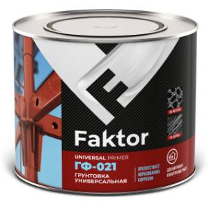 Грунтовка универсальная алкидная Faktor ГФ-021 серый 20 кг