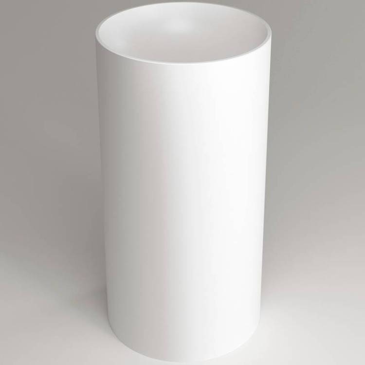 Раковина Plumberia Selection MISHA SOFT BO 44x44x87 белый матовый