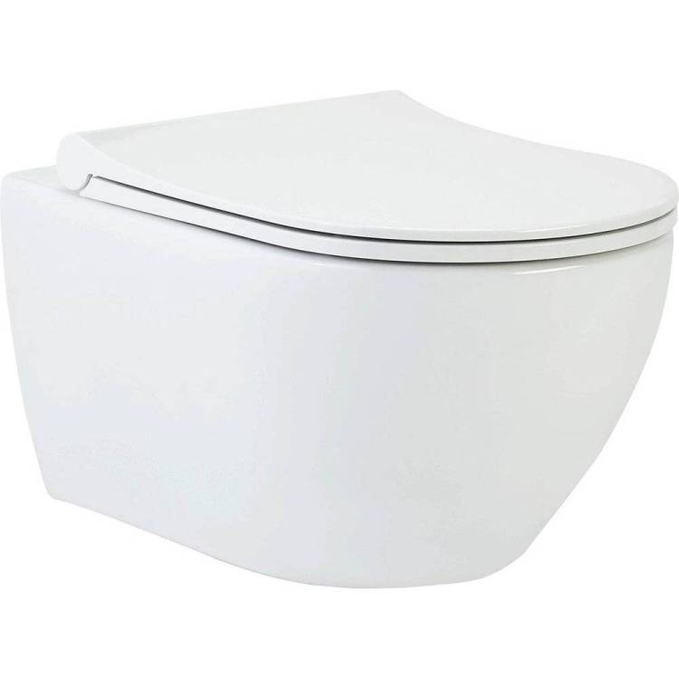 Унитаз подвесной beWash Bogen 88303201 с крышкой-сиденьем микролифт