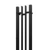 Полотенцесушитель электрический Point Фрея PN20728B П2 140x800 диммер слева, черный фото 4