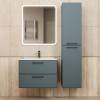Тумба с раковиной Uperwood Foster New KFosterNEW70g подвесная, серый графит, 70 см фото 3