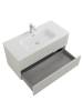 Тумба с раковиной Cezares Duet-N 100 серый жемчужный, раковина CZR-8095-100 фото 3