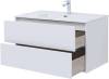 Тумба под раковину Aquanet Lino 100 287544 белый глянец фото 9