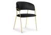 Стул Woodville Kamelia 15319 black / gold