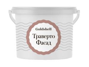Фактурная штукатурка с минеральным наполнителем Goldshell Траверто Фасад 9 кг
