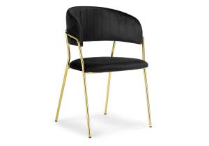Стул Woodville Kamelia 15319 black / gold