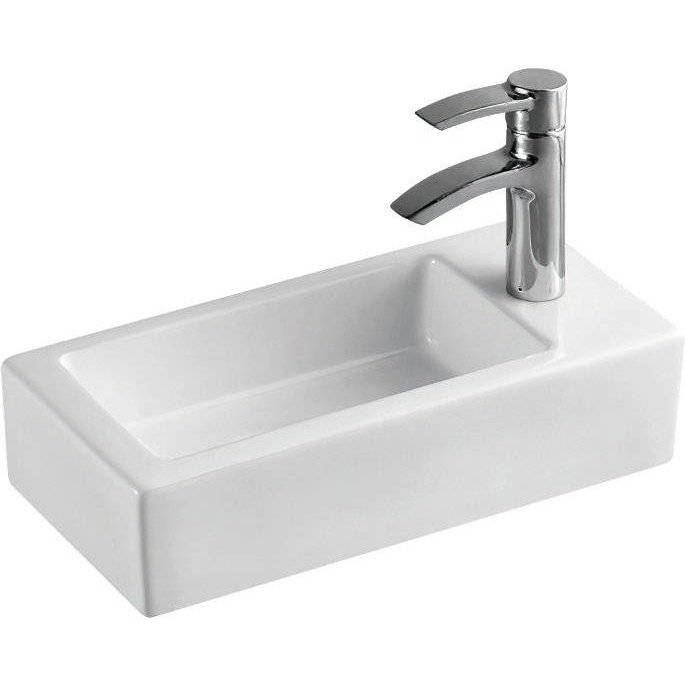 Рукомойник Weltwasser WW Aisbach 10000003873 5092 правая, 37 см, белая глянцевая