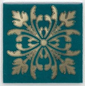 Вставка Kerama Marazzi Клемансо зелёный темный HGD/F252/5246 4.9х4.9х6.9