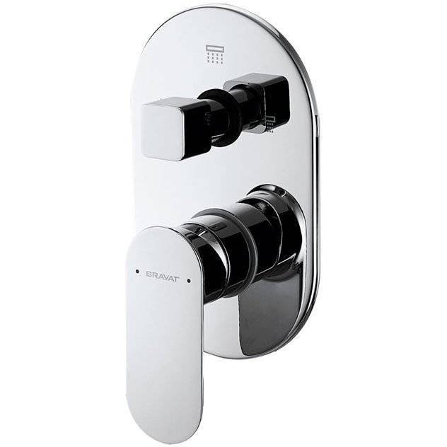 Смеситель для ванны Bravat Gina P69194C-ENG хром