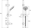 Душевой гарнитур Bien Hermes BD24031812 фото 3