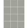 Керамогранит Kerama Marazzi Агуста 1329 Серый Светлый (из 12 частей) 9.8x9.8