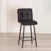 Стул полубарный Tetchair Medeo 24919 черный, экокожа фото 14