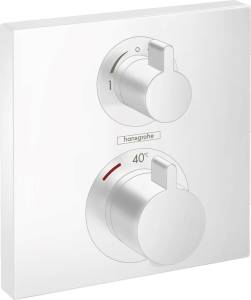 Термостатический смеситель Hansgrohe Ecostat Square 15714700 для ванны с душем