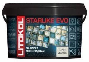 Затирка эпоксидная Litokol Starlike EVO S.200 avorio 1 кг