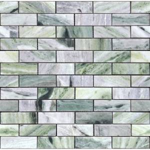 Мозаика LeeDo Pietrine 7 Onice Verde Oliva Pol (2.3x7.3) 29.8x29.8