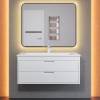 Тумба с раковиной Uperwood Modul подвесная, матовая, белая, 100 см фото 4