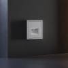 Лицевая панель для двойной компьютерной розетки RJ-45 Voltum S70 VLS001416 серый фото 4