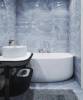 Керамическая плитка Керлайф Agat Blue REL. R 24.2x70 фото 4