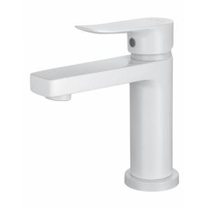 Смеситель для раковины Wonzon & Woghand WW-A40222-MW белый матовый