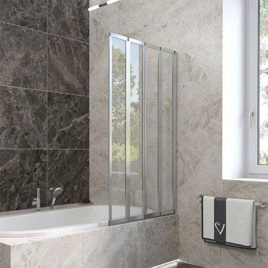 Шторка на ванну Veconi Palau PL-74R 120 см